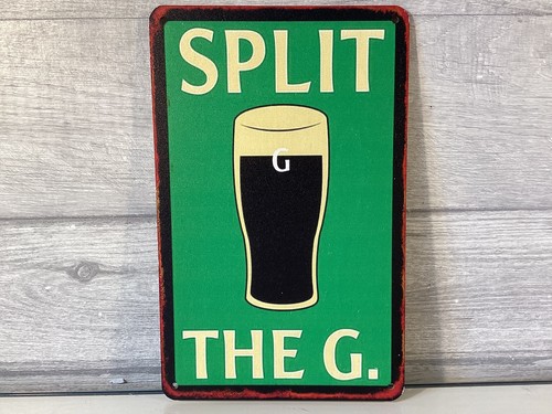 Novelty wooden sign split - sign:, the