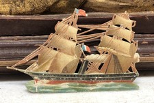 Boat in Sea Ship - Victorian