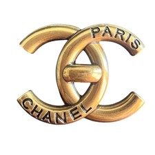Chanel Gold Signature Paris