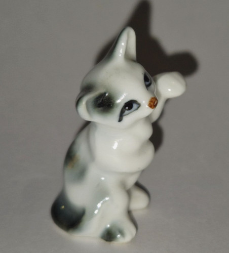 Vintage cat figurine kitten - figurine, ~