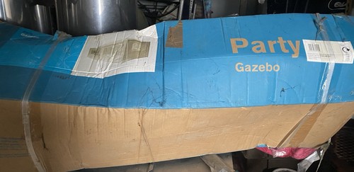 Gazebo boxed clear out - boxed,