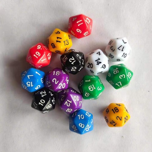 Pieces d20 polyhedral - d20, dice