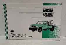 1991 FORD PASSENGER CAR LIGHT DUTY TRUCK TOWING MANUAL