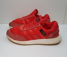 ADIDAS I-5923 B42225 BOOST CORE RED SIZE 10UK EUR44 2/3 MENS TARINERS SHOES