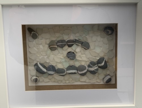 Sea glass wall art - sea,