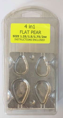 Flat pear mould - in,