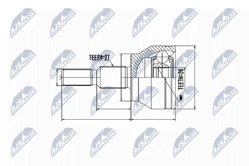 Nty npz 050 joint kit - nty,