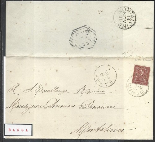 1891 barga envelope x - barga,
