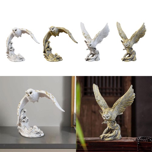 Owl figurine tabletop ornament - figurine,