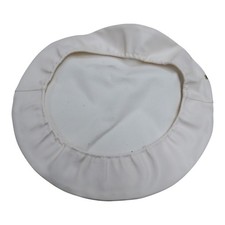 Genuine Ex Police White Traffic Officer Peak Cap Cover Used Collectors