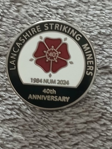 Lancashire area miners strike