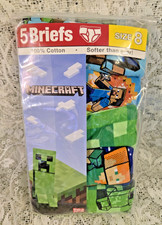 Minecraft Briefs Boys Cotton