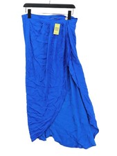 Zara Women's Maxi Skirt L Blue
