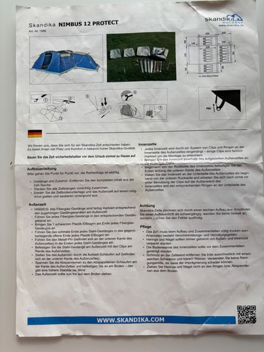 Skandika nimbus person tent - skandika,