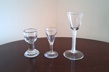 Three Antique Drinking Glasses
