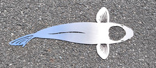 Tancho stainless steel sign - tancho,