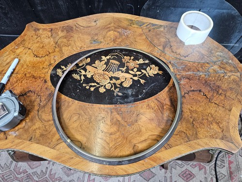 Antique spun brass inch - antique,