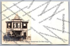 RPPC Dover New Hampshire Horse-Drawn Fire Equipment Crew Real Photo Postcard