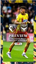 *PRE ORDER* WATFORD V OXFORD
