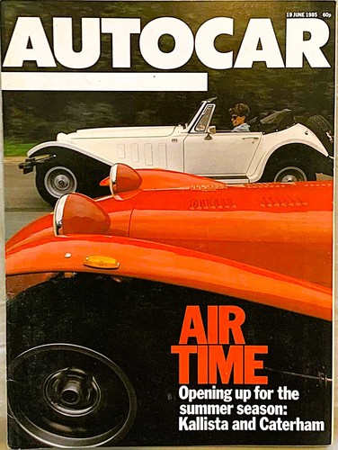 Autocar magazine jun - magazine, 19-jun-85