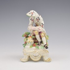 Rare Bow Porcelain Figure Of