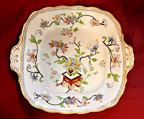 Antique coalport flower pot - antique,