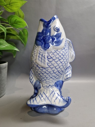 Vintage koi carp blue and - koi,