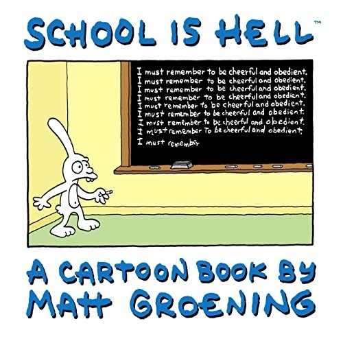School hell cartoon book - school, hell: