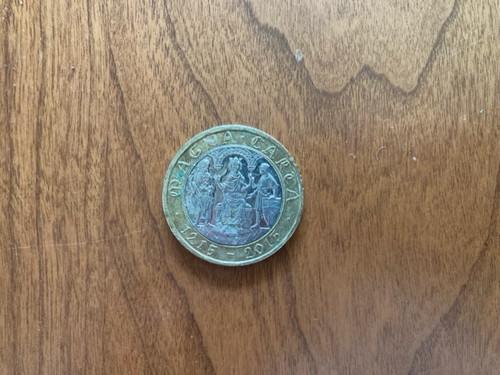 2015 magna carta two pound - £2,