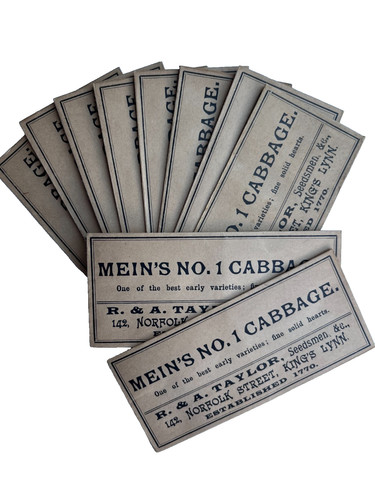 Vintage paper seed - , packets