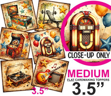 Vintage Man Cave Card Toppers