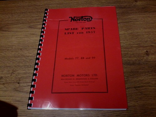 Norton model 99 - norton, 88,