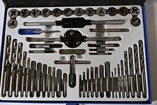 Draper 79204 52MU 52-Piece Tap & Die Set in Steel Case – Metric, UNF, BSP