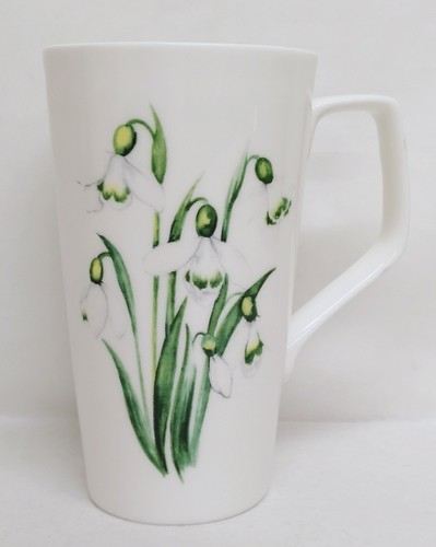 Snowdrop mug bone china large - mug,