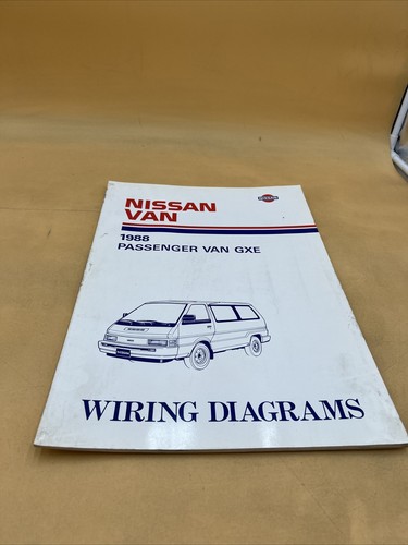 1988 nissan passenger - van, gxe