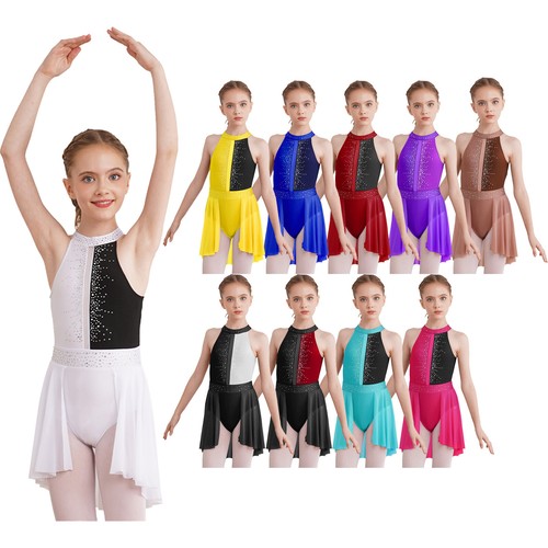 Girls bodysuit shiny dress - uk,