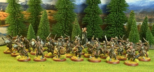 Painted uruk hai - army,
