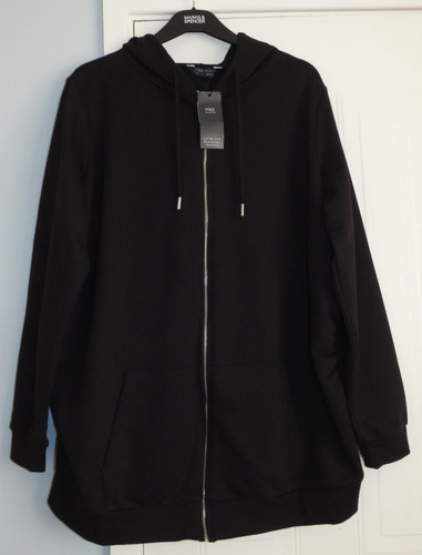 Ladies longline hoodie - m&s,
