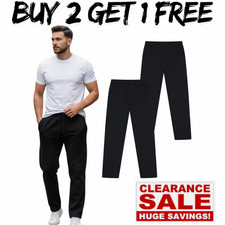 Mens Open Hem Fleece Joggers