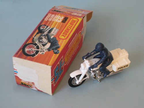 Matchbox honda 750 police - matchbox,