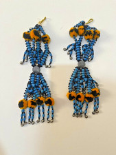 Antique kuchi beaded tassels - antique,
