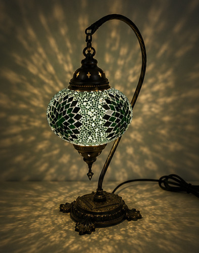 Turkish moroccan mosaic lamp - moroccan,
