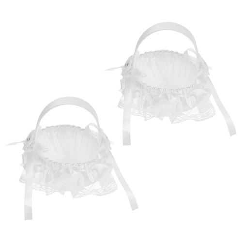 2pcs white polyester wedding - white,