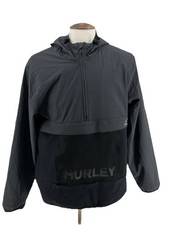 Hurley Men's Jacket Phantom+ Packable Anorak Jacket Size M