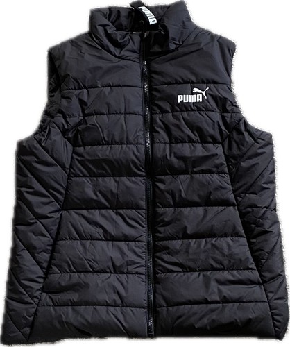 Puma black zip front padded - puma,