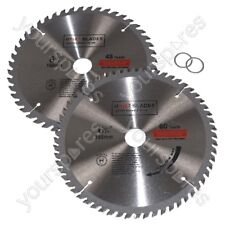 Plunge Saw Blades 160mm x 20mm Tungsten Carbide Teeth 48 and 60 Tooth Twin Pack 