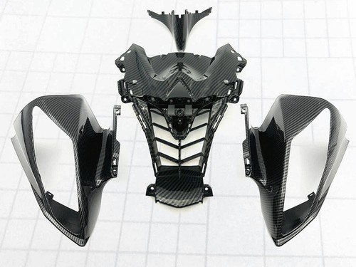 Carbon fiber upper front nose - carbon,