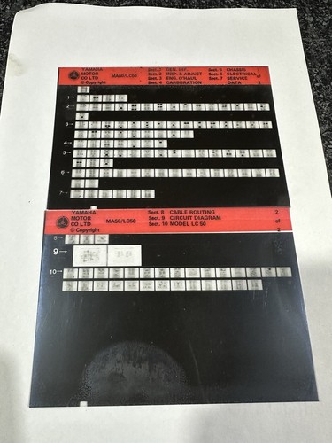 Genuine yamaha ma50 lc50 - genuine, ma50/lc50