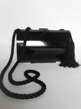 Vintage 70s 80s LANVIN PARIS Arpege MINAUDIERE EVENING  BAG clutch rope strap
