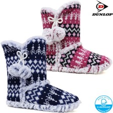 LADIES SLIPPERS WOMEN DUNLOP
